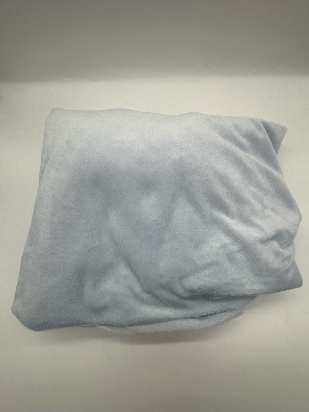 Bean Sprout Blue Fleece Fitted Crib Sheet